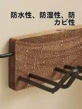 壁掛けヘアドライヤー収納ラック【フタ付き・スチール製・整理整頓】