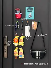 磁石付きおもちゃフック【ぬいぐるみ収納・扉上の装飾用・毛糸のハンギングディスプレイ】