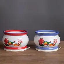 ユニークなデザインの陶製ペット用高脚ボウル【猫用・犬用・水・餌用】