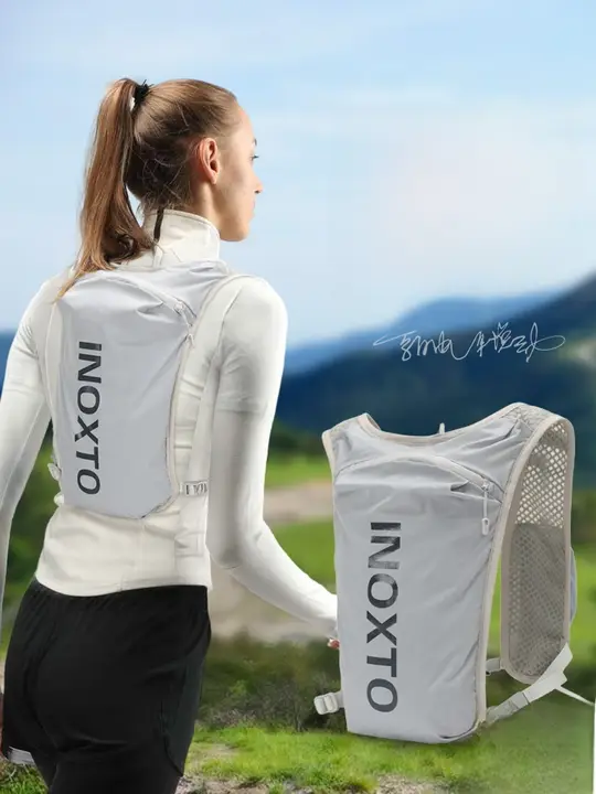 ランニングリュック 軽量 ハイドレーションバッグ 夜間ランニング トレイルランニング アウトドア ユニセックス 「INOXTO」