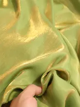 アボカドグリーン シルクタッチコットン生地【シャツ・パンツ・和装用】