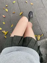 枝律 Aラインプリーツスカート【学生用・春夏・チェック柄・ミニ丈】