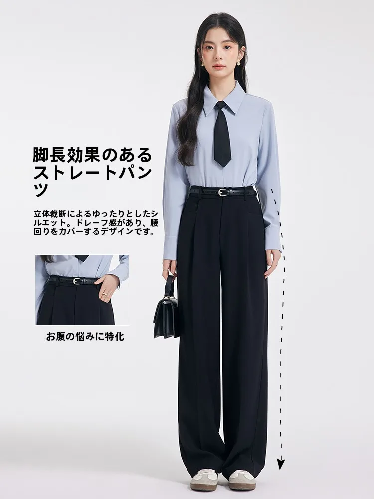 大きいサイズオフィスカジュアルをどう選ぶ？黒のワイドパンツが通勤の悩みを解決する理由