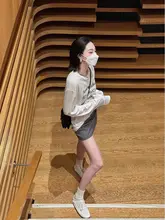 女性用 夏用 アイスシルクの白いプリントカーディガン【日焼け防止・長袖・小柄対応】