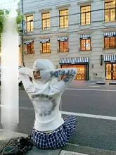 アメリカンビンテージプリントのパーカーと春用パンツ【大きいサイズ・ミディアム体型対応】（セットアップ対応）