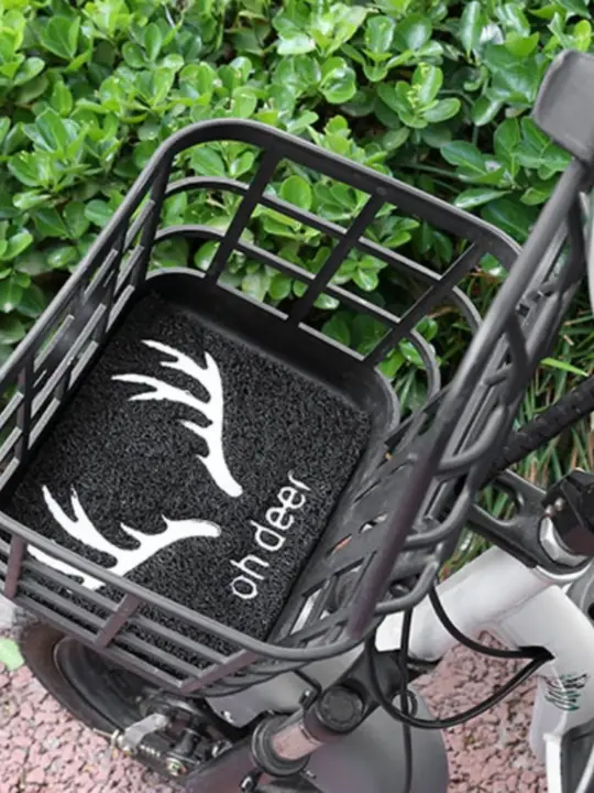 厚手の衝撃吸収電動自転車用バスケット内クッション【タマイズ可能】