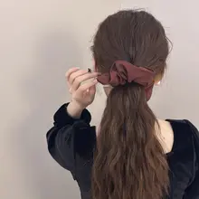 エレガントなボリュームヘアゴム【シンプルデザイン・フレンチスタイル】