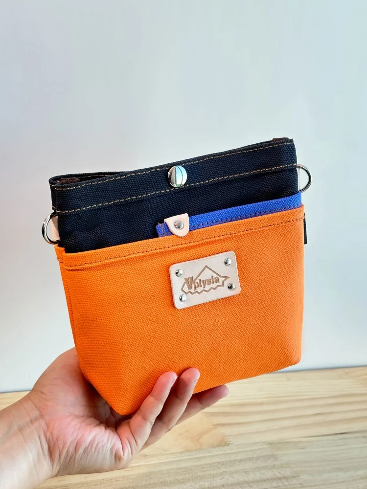 黒青オレンジキャンバスショルダーバッグ：every day carry に最適な小方包の実用性とシーン別活用