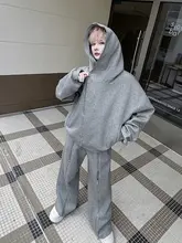 春夏用フード付きジップデザインのカジュアルスウェットシャツ【メンズ・フィット・ワイドパンツ】（セットアップ対応）