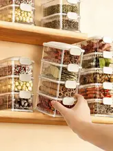 香辛料収納ボックス【防湿密閉容器・キッチン用・調味料管理】