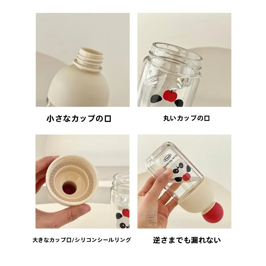 お菓子カップ容器をどう選ぶ？パンダデザインの二重ガラスカップが解決する夏の悩みとは