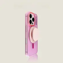 マグセーフ磁吸スタンド式ワイヤレス充電器【対応機種：S24ultra・S25ultra・S23+・S22・S21・A54・A53・薄型デザイン・半透明マット仕上げ】