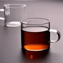 小さな茶杯 耐熱加厚 60ML 高透明 功夫 茶具 禅意 竹節