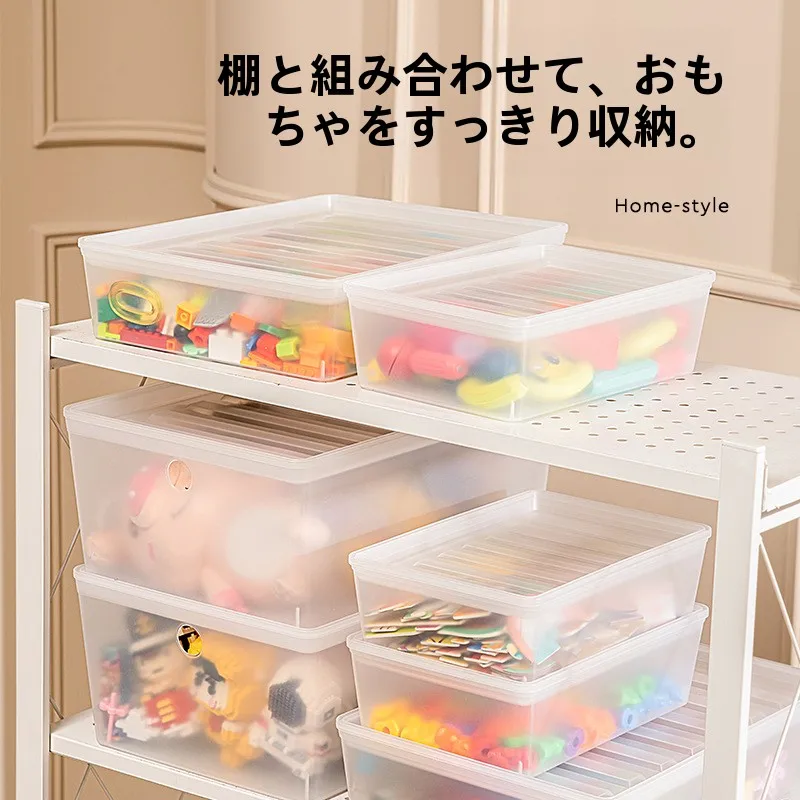 おもちゃ収納ボックス：透明で多機能なデスクトップ用収納の実用性と設計原理