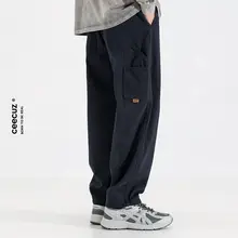 Ceecuz メンズ アウトドア用 ヴィンテージスタイル テーパード 作業パンツ【フィット・カジュアル・ストレートレッグ】