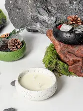 コンクリート製アロマトレイ【香氛クリスタル・インテリア装飾用】