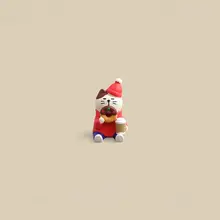 クリスマス仕様のクマ型クッキー装飾置物【卓上・玄関デコレーション・ギフト用】