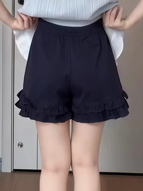 40代のショートパンツはどう選ぶ？通勤から夏の日常まで、今こそ注目すべき「ワイドレッグ高腰フリルショートパンツ」の真実