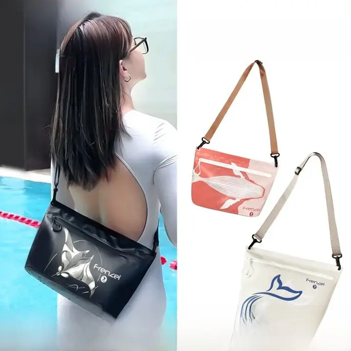 防水斜め掛けバッグ【アウトドア・女性用・スマホ収納可】