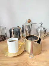 手軽に楽しむ！フランネル製コーヒーフィルター【小王子デザイン・銅ハンドル付き】