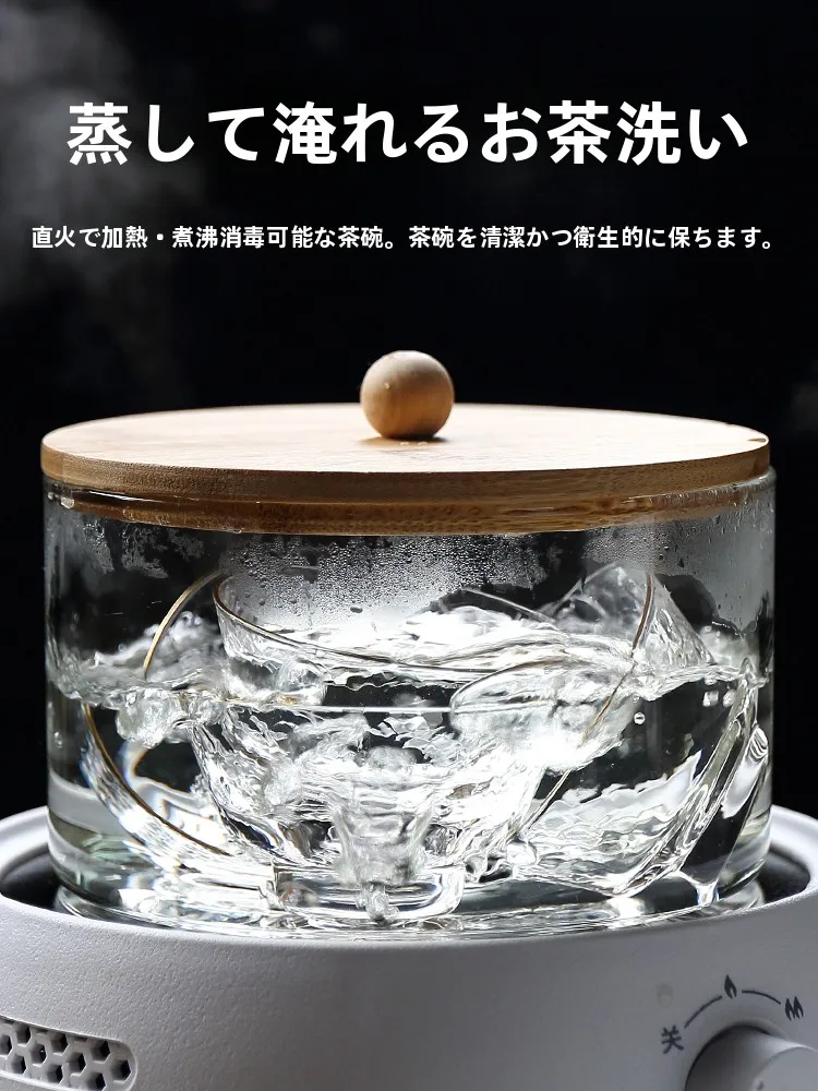ガラス茶洗 家庭用 日本式 茶碗収納の透明シンプルな実用性とは
