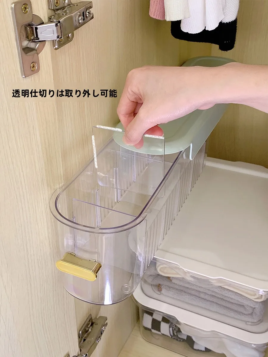 壁掛け収納ボックス：クローゼット収納の効率化とスペース節約の実現法