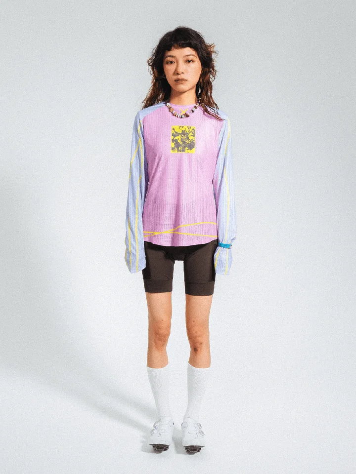 速乾性ロングスリーブサイクリングTシャツ【極上の柔らかさ・スポーツ用】