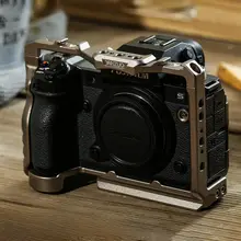 富士XH2/XH2Sカメラ用ウサギケージビデオスタビライザー【縦撮影用クイックリリースプレート・金属保護フレーム・拡張アクセサリー】