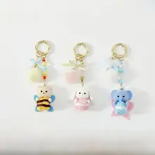 かわいいペットデザインのロッククリップ【創意のキーホルダー・ファッション小物】
