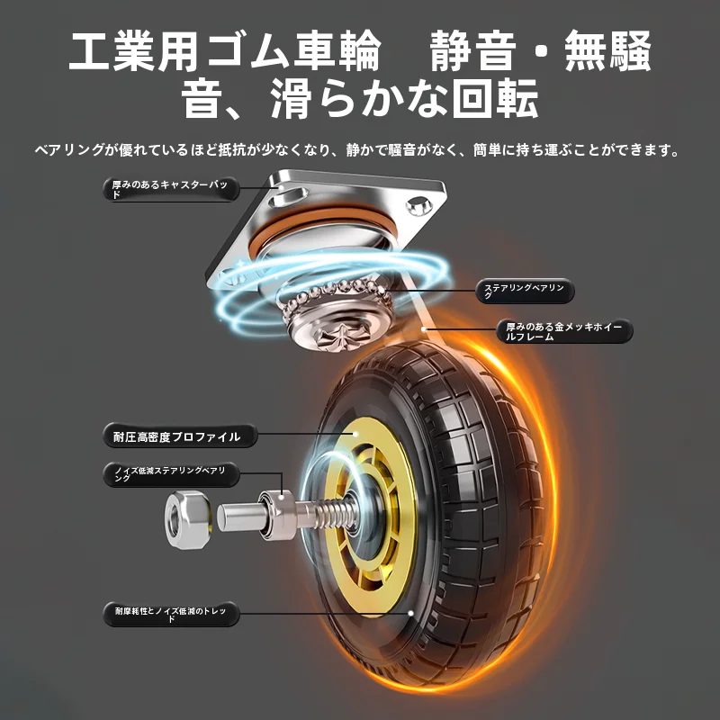 折りたたみ軽量手押し台車【配送・家庭用・収納便利】