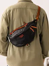 本革製リュックサック【ソフトレザー・カジュアル・男女兼用・斜め掛け・レトロデザイン】
