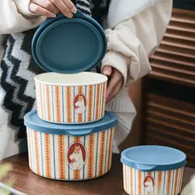 モーミンデザインのフタ付き保存容器【可愛らしいお弁当箱・アウトドア用・家庭用】