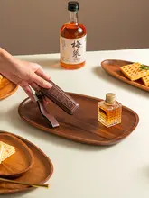 トレイ プレート アカシア材 木製 ティータイム 茶器用 コーヒー ナッツ皿 「onlycook」