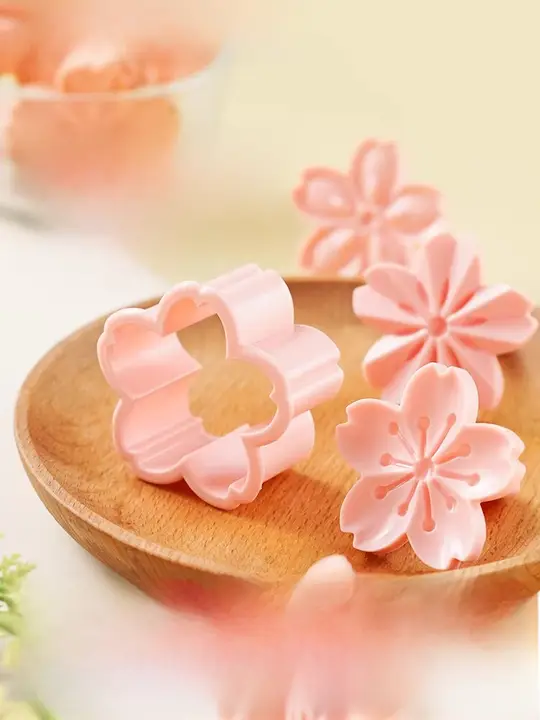 桜の形のクッキー型【クランベリー型押し・手作りお菓子用・継ぎ目なし】