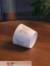 手描き陶器のバタフライデザインカップ【コーヒー用・精緻な仕上げ・ハンドル付き】