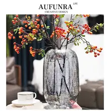 透明ガラスの花瓶【インテリア用・水栽培・モダンデザイン】