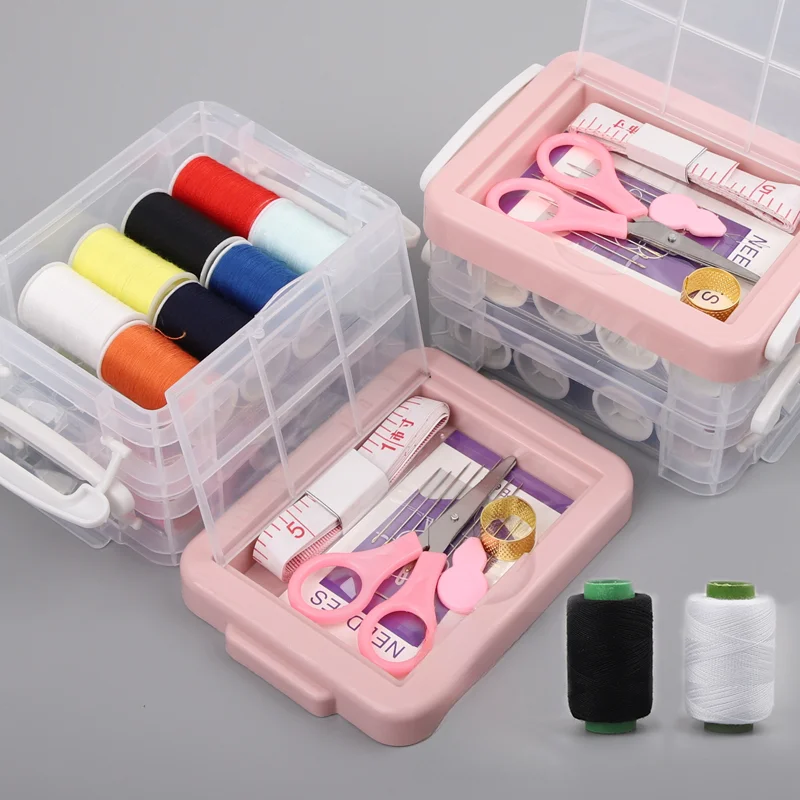 家庭用ミニ裁縫セット：DIYで簡単な布製品づくりを実 現する多機能収納キット