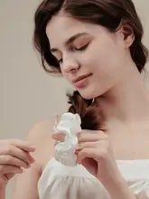 高級感溢れる真 silk ヘアゴム【水晶装飾・女性用・上品デザイン】