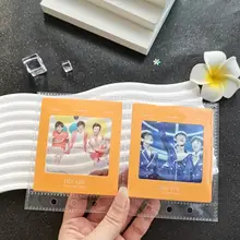A6 6孔標準型 高画質両面カードカタログ用ポケット【ポラロイド収納用・スクエアサイズ】