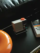 Bluetoothスピーカー デスクトップスピーカー ヴィンテージ コンパクト PC用 ギフト オレンジ 「syitren」