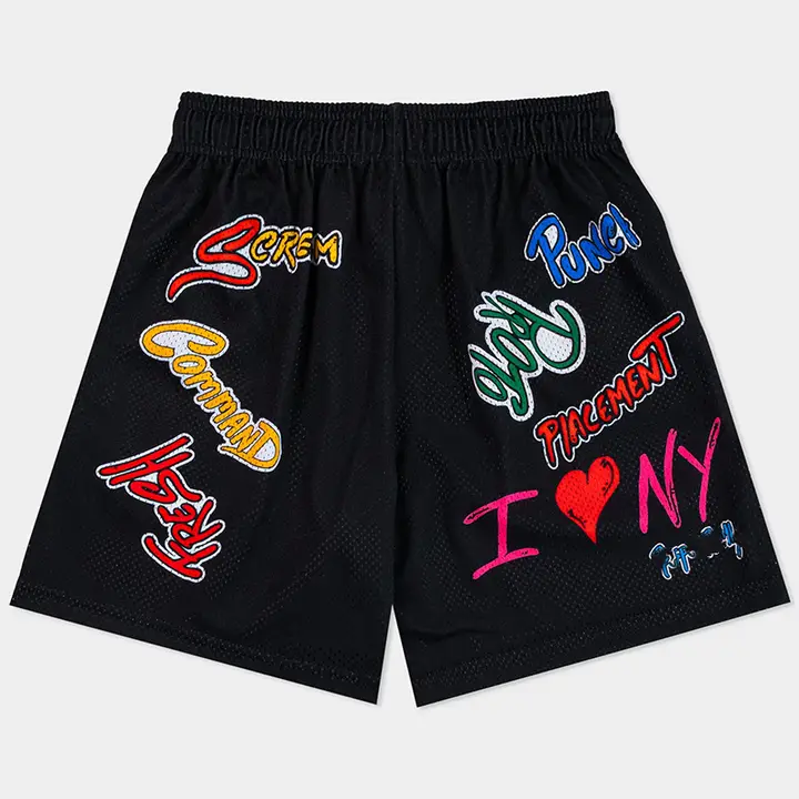 メンズカジュアルスポーツショートパンツ【通気性メッシュ・バスケットボール・ビーチ用】