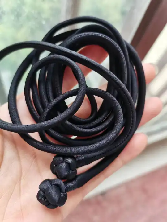 絹製のグレープノットウエストベルト【極上の柔らかさ・桑蚕絲】