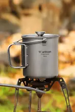 Tiartisan 純チタン製ハンドドリップコーヒーポット【アウトドア用・携帯式・家庭用】