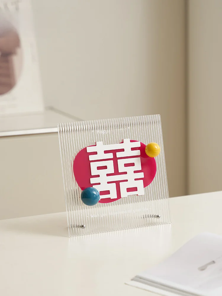 創造的なデスクトップ装飾品：リビング・エントランス用のins風立体アートパネル