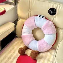 クッション 浮き輪モチーフ もこもこ かわいい オフィス 座椅子 ソファ リビング