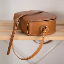 DIY材料キット 自分で作るレトロなショルダーバッグ【タンニンなめし・ナチュラルレザー】