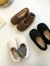秋冬用 女の子用 裏地フリースのスリッポンシューズ【可愛いデザイン・プリンセススタイル】（セットアップ対応）