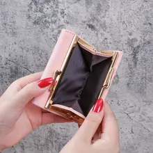 ガールズショートハートファッション折りたたみスモールハンドバッグ
