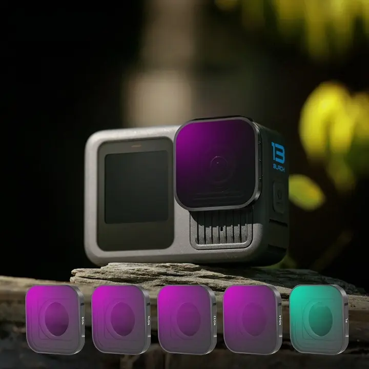 NEEWER GoPro フィルターセット Hero 9 10 11 12 13 対応 PL ND8 ND16 ND32 UV 減光 撮影アクセサリー 「NEEWER」