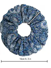 コットン製キャラメルフラワーヘアゴム【インス風・おしゃれアクセサリー】